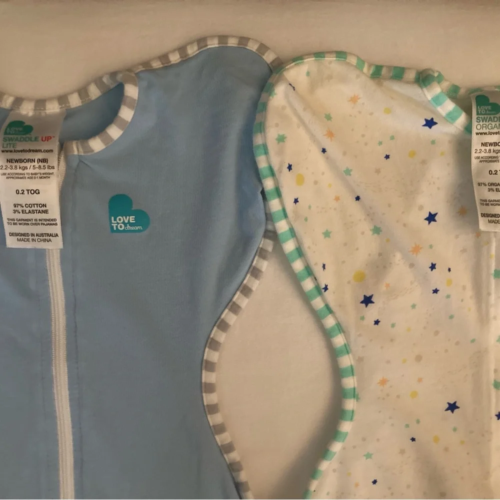 Love to Dream Swaddles Lite - Bundle 0.2 Tog - Picture 2 of 2